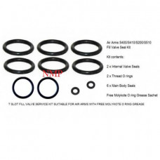 AIR ARMS SERVICE KIT TO FIT CURRENT AIR ARMS T SLOT S200/ S400/ S410 / S510 Fill Valve Seal Kit