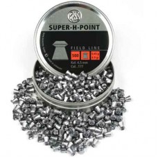 RWS Super H Point Hollow Point .177 calibre air gun pellets 4.5mm, 7.20 grains tin of 500