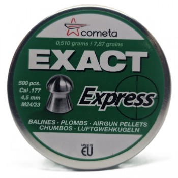 Cometa Exact Express Pellets 4.52mm .177 Calibre 7.87 grain Tin of 500