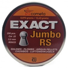 Cometa Jumbo Exact RS Pellets 5.52mm .22 Calibre 13.43 grain Tin of 250
