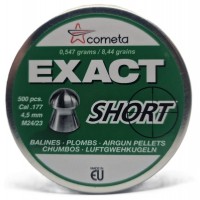 Cometa Exact Shorts Pellets 4.52mm .177 Calibre 8.44 grain Tin of 500