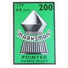 Marksman Pointed .177 calibre Air Gun Pellets 4.5mm 9.20 grains Box of 200