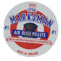 Marksman Round Head .177 calibre Air Gun Pellets 4.5mm 8.05 grains tin of 500