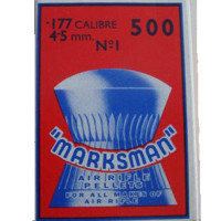 Marksman Round Head .177 calibre Air Gun Pellets 4.5mm 8.05 grains Box of 500