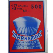 Marksman Round Head .177 calibre Air Gun Pellets 4.5mm 8.05 grains Box of 500