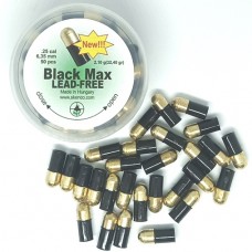 Skenco Black Max .25 Caliber 6.35mm Lead Free Airgun Pellet 32.40 grain tin of 50