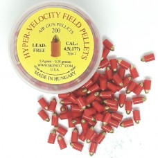 Skenco Hyper Velocity Field Pellets .177 Caliber, 5.4 Grains, lead free Pointed Orange/Red Stinger, tub of 200 (For Standard Guns)