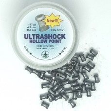 Skenco UltraShock Hollow Point pellets .177 calibre 4.5mm 9.57 grains tin of 150