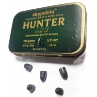 Sky Pellets Hunter Slugs 6.35mm .25 calibre 38gr tin of 110